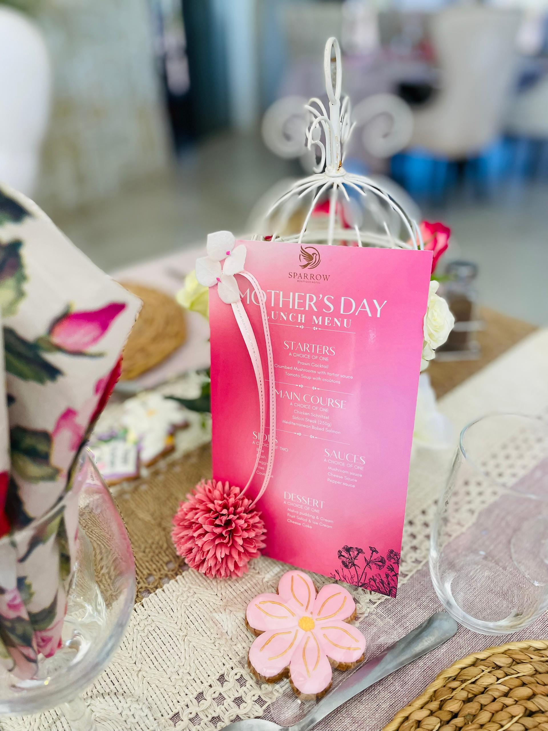 Mother's Day guests at Sparrow Boutique Hotel
