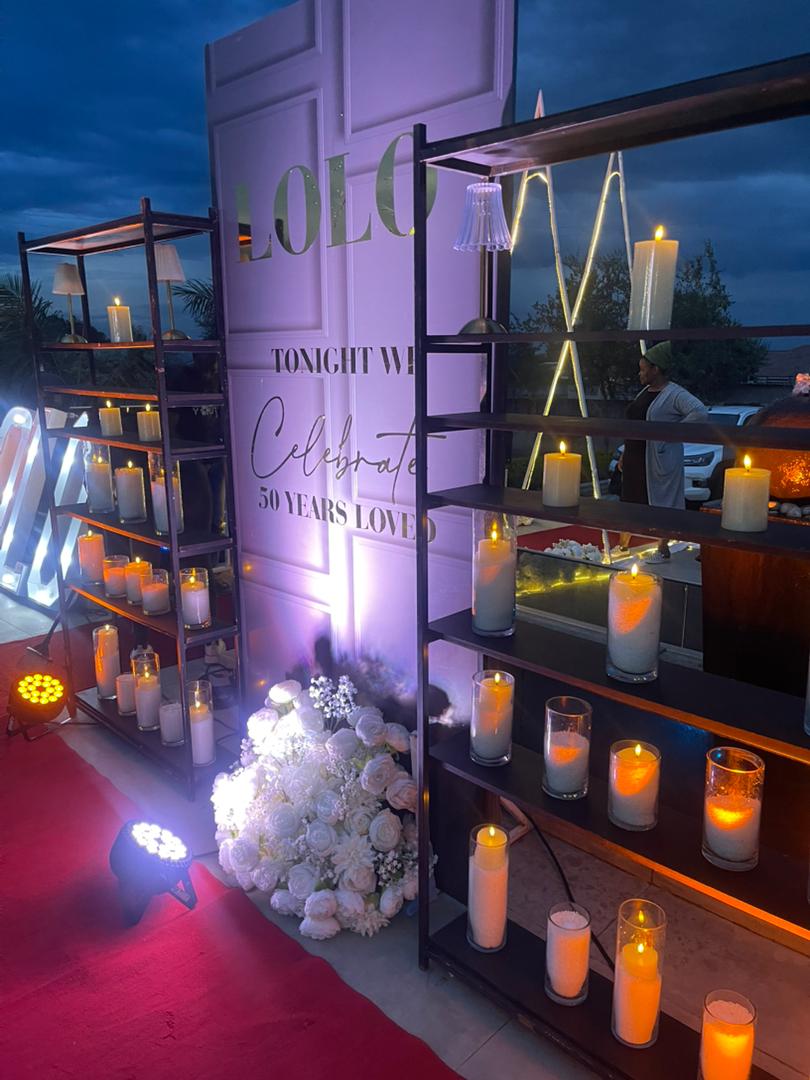 Birthday decor at Sparrow Boutique Hotel
