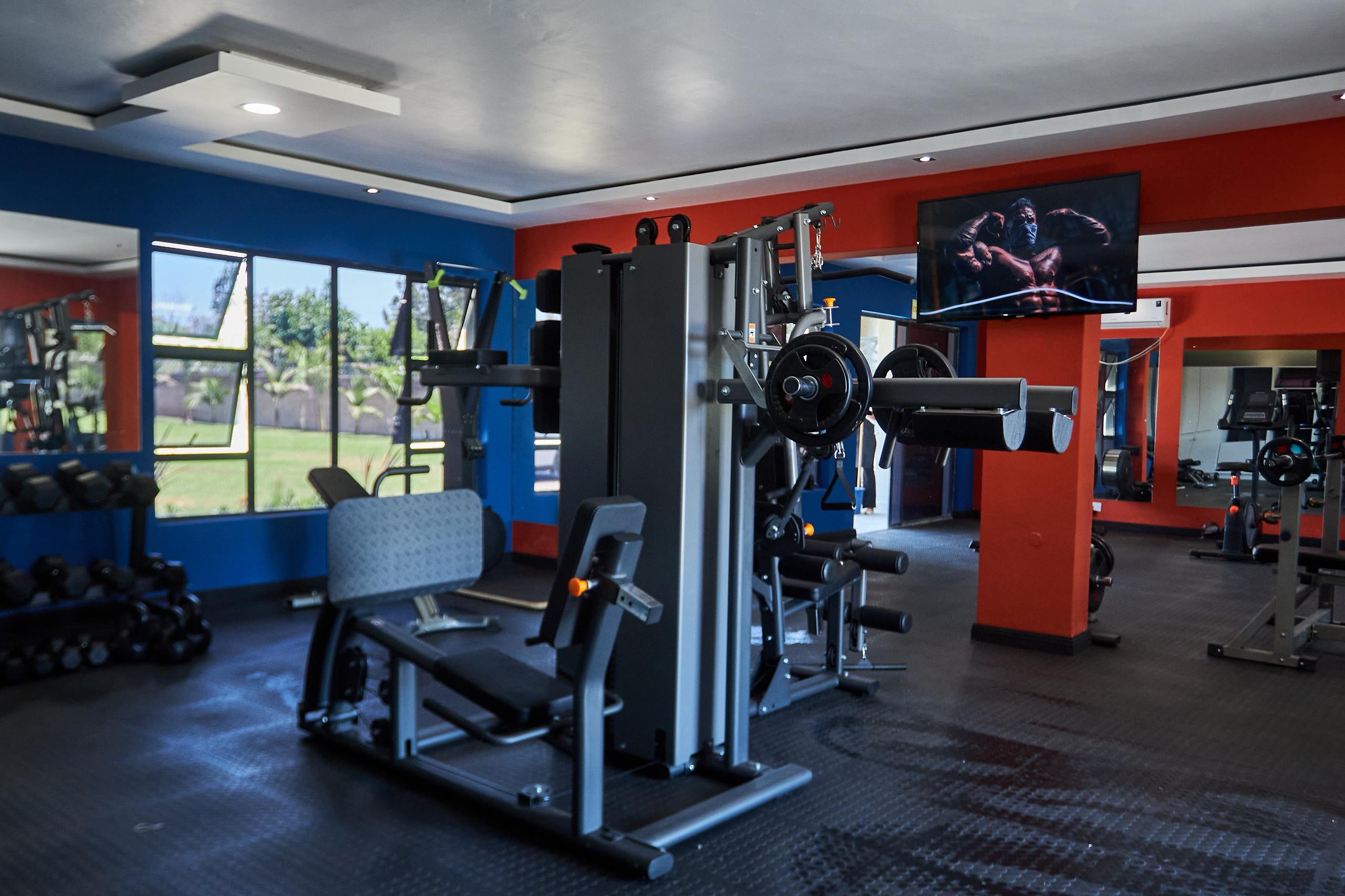 Gym facilities at Sparrow Boutique Hotel